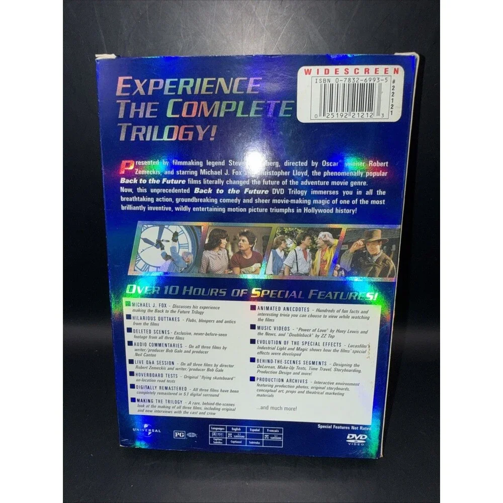 Back to the Future Trilogy (DVD, 2002, 3-Disc Set, Full Frame)